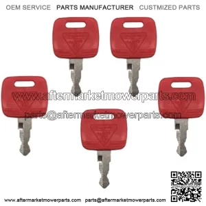 5pcs RE183935 RE71557 Ignition Keys Compatible for John Deere Tractor Replacement