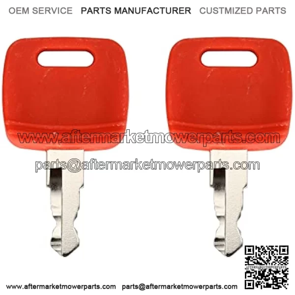 2PCS RE183935 Ignition Key RE71557 Compatible with John Deere Tractor 3120 3320 3720 4210 4320 4510 4710 5045E 5103 5203 7130 7230 (6NBB41T54V51105QRMKVOV5O) - Image 3