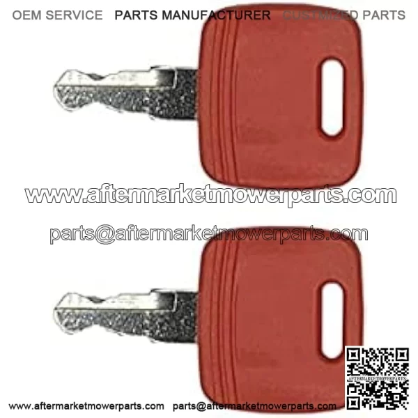 2X RE43492 Ignition Key for John Deere 3120 3203 3320 3520 3720 4105 4120 4210