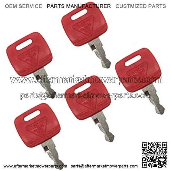 5 PCS RE183935 RE71557 Ignition Key for John Deere Tractor - Image 3