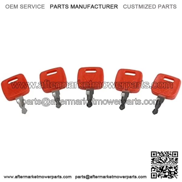 5PCS Ignition Key RE183935 RE71557 Key Replacement for JD Farm Tractor 3120 3320 3720 4210 4320 4510 4710 5045E 5103 5203 7130 7230 - Image 2