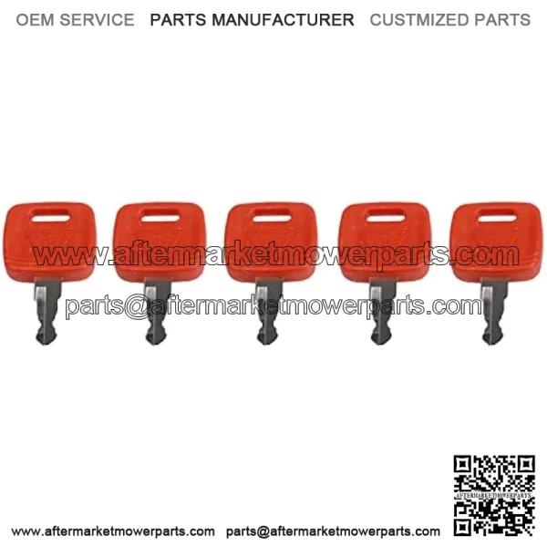 5PCS Ignition Key RE183935 RE71557 Key Replacement for JD Farm Tractor 3120 3320 3720 4210 4320 4510 4710 5045E 5103 5203 7130 7230 - Image 3
