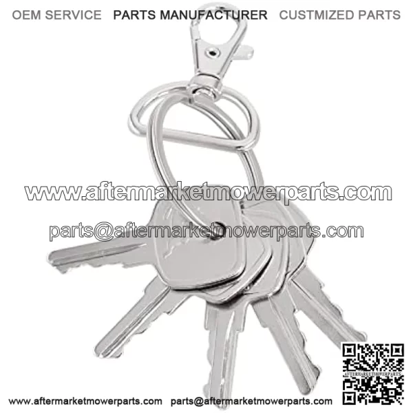 Ignition Key for JD Backhoe Tractor - Replacement AR51481 Ignition Key for JD Loader Excavators Backhoe Lawn Tractor Dozers, Equipment Keys Fit for JD Backhoe 310D 955 410 4500, 5 Pcs - Image 4