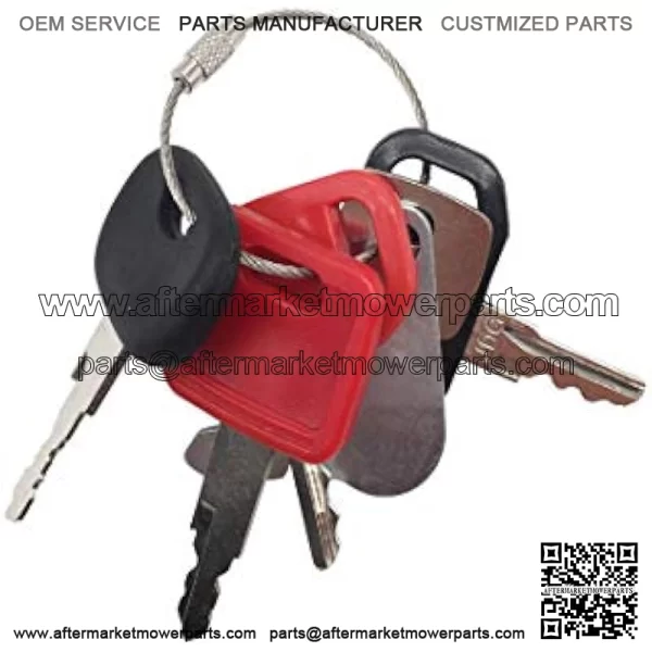 6 Keys Ignition Key Set Construction Equipment Key Set for John Deere Models