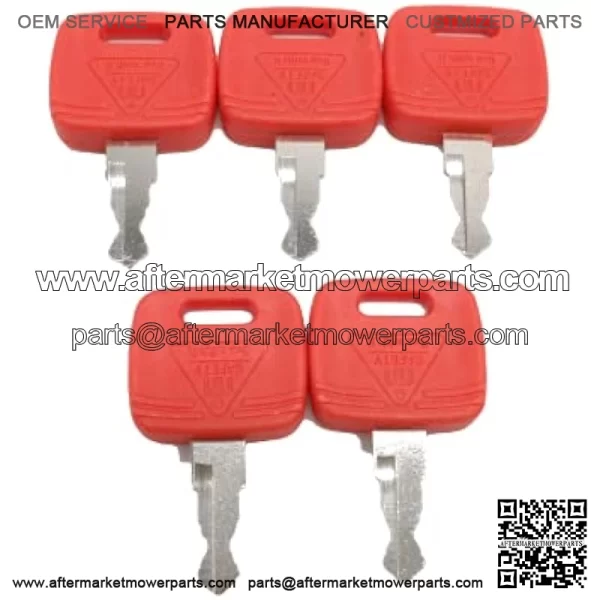 5 PCS RE183935 RE71557 Keys for John Deere Tractor 110tlb 2032R 2038R 5320 3120 3320 3720 4044 4210 4320 4310 4510