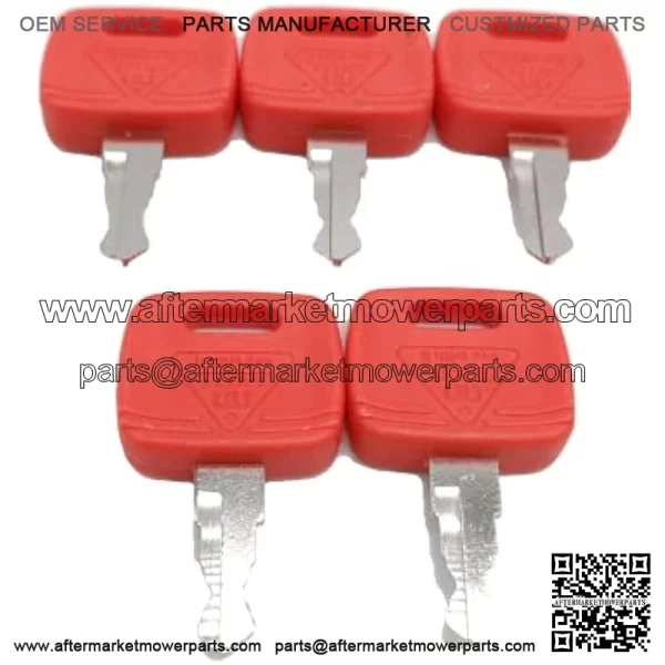 5 PCS RE183935 RE71557 Keys for John Deere Tractor 110tlb 2032R 2038R 5320 3120 3320 3720 4044 4210 4320 4310 4510 - Image 2