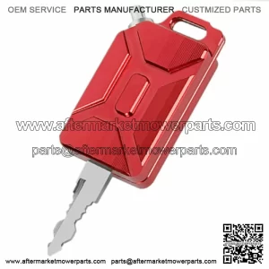 High-Quality 3D CNC Oil Tank Shape Motorcycle Key Cover Keychain ATV UTV (For: John Deere Gator HPX HPX815E)