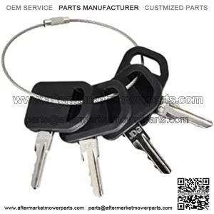 AM131841 Ignition Keys 131841 AM101600 Compatible with John Deere Gator CS/CX/HPX 4X2 4X4 6X4 300 400 X400 X500 GX GT LX Series 130 160 165 240 245 Lawn Mower Tractor AUC12681 AM102439 TCA24616 (4)