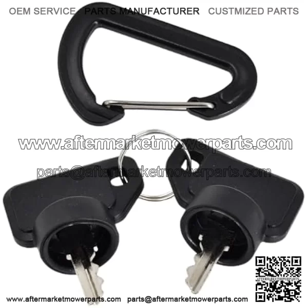 2 Pack AUC12681 Upgrade Umbrella Ignition Switch Key Compatible with John Deere TCA22740 TCA15075 AM131841 AM125504 AM132500 AM102439 AUC12631 AM122913 AM128878 AUC18708 AM124137 AM101600 TCA24616 - Image 2