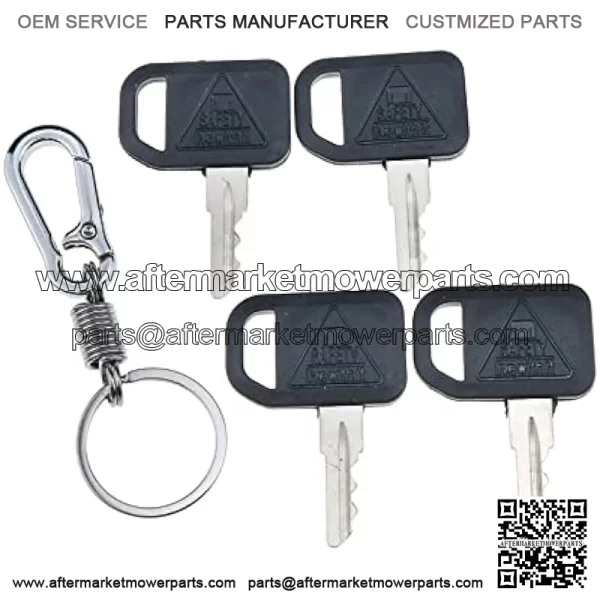 4X Ignition Keys AM131841 TCA24616 131841 for John Deere 300 400 GT GX LX Series 130 160 165 Gator 2020A 2030A 850D 855D 4X2 6X4 622 600 1800 2020 - Image 2