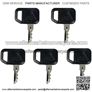 AM131841 Ignition Key for John Deere 300 400 GT GX LX 130 160 165 Gator 4X2 6X4 622 600 1800 2020 2030A 850D 855D (5), Black