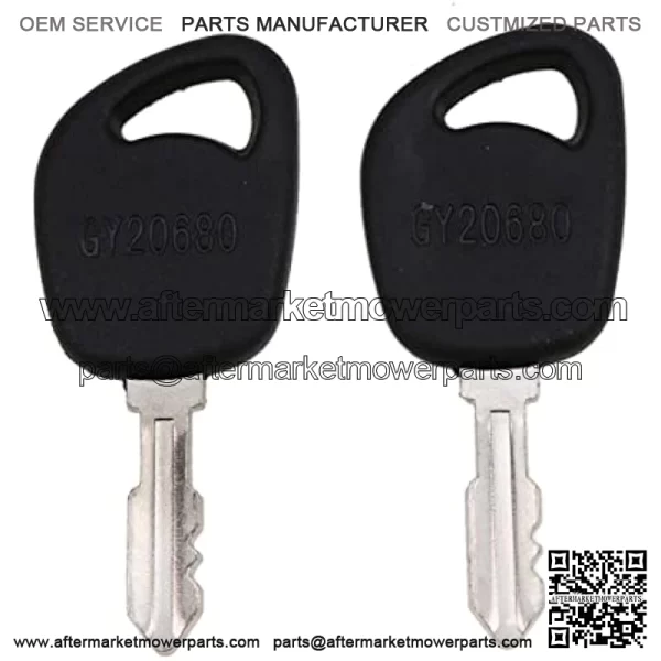 2 Ignition Keys GY20680 LVA17264 Compatible with John Deere 100 LA LT SST X Series 1026R L100 L110 L108 L111 L118 L120 L130 LA125 LA130 LA135 LT150 LT155 D110 1023E 1025R 1026R 2025R 2026R - Image 3