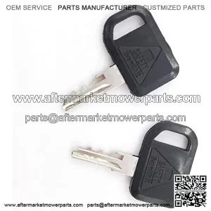 2X Ignition Keys AM131841 For John Deere 1200A 3225C F1145 GT225 LX172 X485 445
