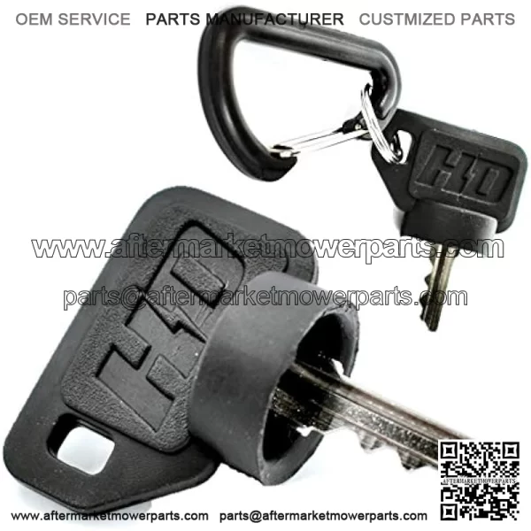 2 Pack - Premium Ignition Key Set for John Deere AM122913, AM131841, AM118981, AM115471