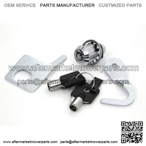 V-Twin Chrome Tour-Pak Pack Lock Key Kit 53194-07 Harley 93-13 Touring Dresser (For: Harley-Davidson)