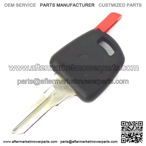 Key Blank for Peugeot Speedfight & Vivacity. New Uncut Key with Immo Chip Holder