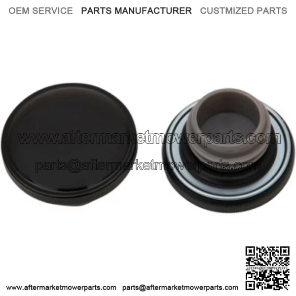 Gloss Black Screw In Gas Fuel Cap Late Style Non Vented Harley (For: Harley-Davidson)