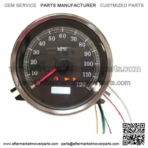 Hard Drive Black Face Electronic Speedometer 6 Speed Conversion Softail Harley (For: Harley-Davidson)