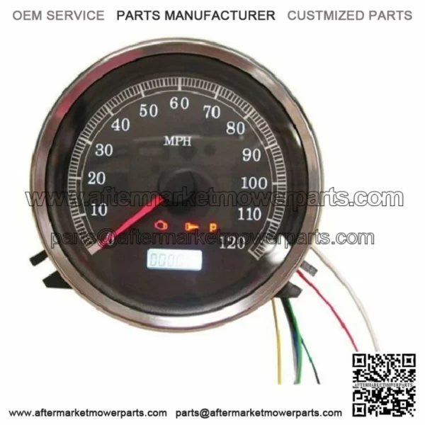 Hard Drive Black Face Electronic Speedometer 6 Speed Conversion Softail Harley (For: Harley-Davidson)