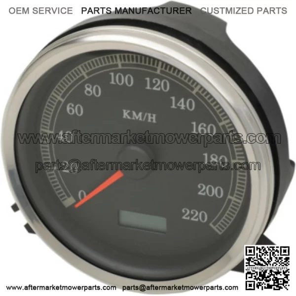Black Face Electronic Analog KH Speedometer Speedo Harley 96-03 Softail RoadKing (For: Harley-Davidson)