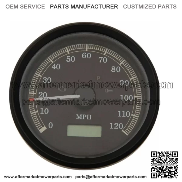 Black Electronic Programmable Analog Speedometer Speedo Harley Dyna Sportster (For: Harley-Davidson)