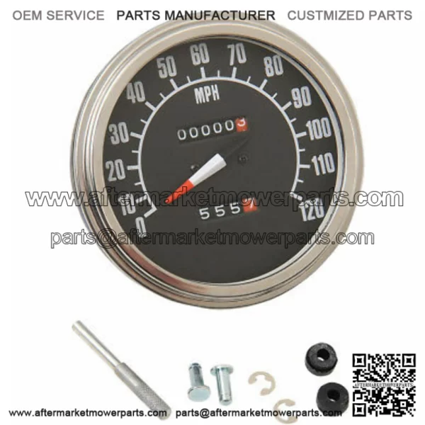 1:1 Ratio Speedometer Speedo Harley Shovelhead 1962-1980 FL & 1971-1972 FX (For: Harley-Davidson)