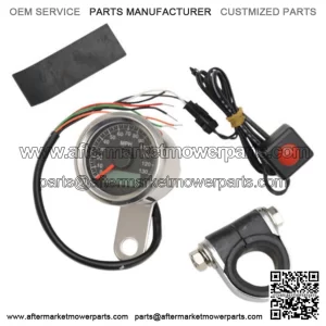Hard Drive 48mm Mini Electronic Speedometer Speedo Black Face LED Harley Chopper (For: Harley-Davidson)