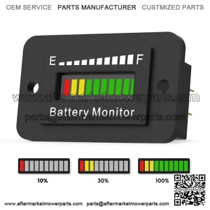48 Volt Car Battery Indicator Meter Gauge for EZGO Club Yamaha Golf Cart AGV LED