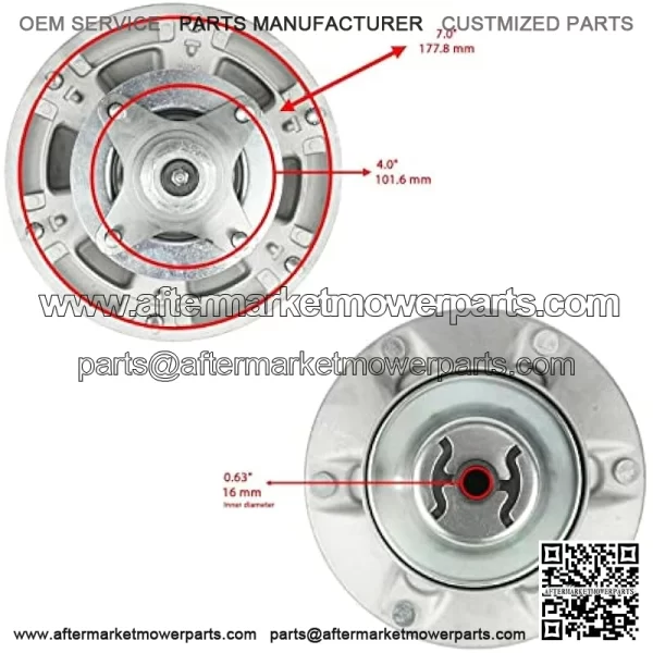 Replacement Part OEM for 3 Spindle Assembly 72" fits for John Deere 3320 3520 3720 72" TCA24881 TCA51058 Index-DDR965-GTF1-59925 - Image 2