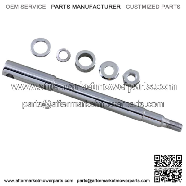 Drag Specialtie Chrome Steel Axle Kit Package Front Harley Dyna XL FXR 87-99 Evo (For: Harley-Davidson)