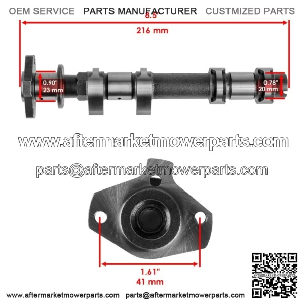 Fits Polaris RZR XP 900 Intake Exhaust Camshaft w/ Timing Chain Sprocket 2011-13 (For: Polaris) - Image 3