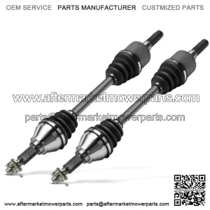 A-Premium Pair (2) Rear CV Axle Shaft Assembly Compatible with John Deere Gator XUV 620i, Gator XUV 850D, 2007 2008 2009 2010, Driver and Passenger Side, Replace# AM135876, AM140523