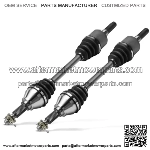 A-Premium Pair (2) Rear CV Axle Shaft Assembly Compatible with John Deere Gator XUV 620i, Gator XUV 850D, 2007 2008 2009 2010, Driver and Passenger Side, Replace# AM135876, AM140523