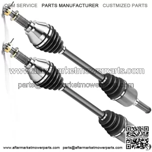 A-Premium Pair (2) Rear CV Axle Shaft Assembly Compatible with John Deere Gator XUV 625i 825i 855D 2011-2017, Gator XUV 825E 825M 835E 835M 835R 855E 855M 2018-2020, Left and Right, Replace# AM137010