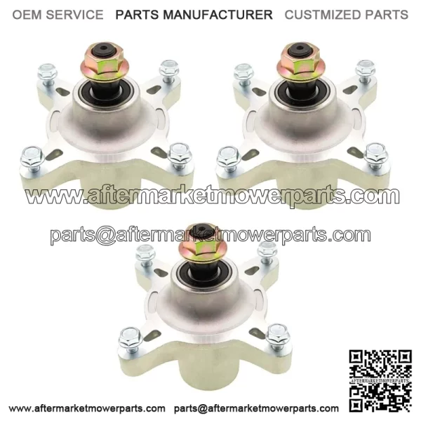 Set of 3 Deck Spindle Assembly for Exmark  TimeCutter SS5000 5060 4235 4260 - Image 3