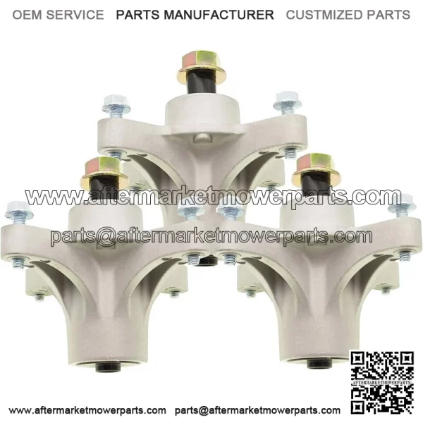 Set of 3 Deck Spindle Assembly for Exmark  TimeCutter SS5000 5060 4235 4260 - Image 4