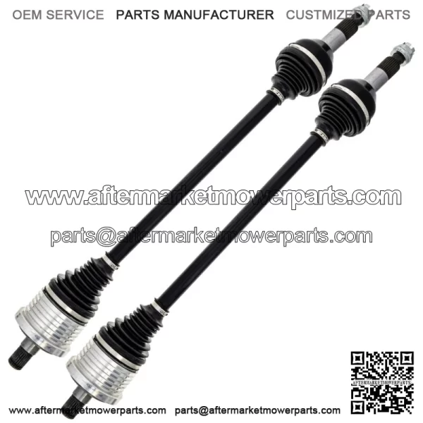 Rear CV Axle Half Drive Shaft for Can-Am Maverick 1000R Max XMR DPS 2 Pack