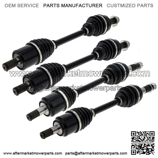 Front Rear CV Axle Kit For Honda Rancher 420 44350-HR6-MF1 42250-HR6-MF1 - Image 2
