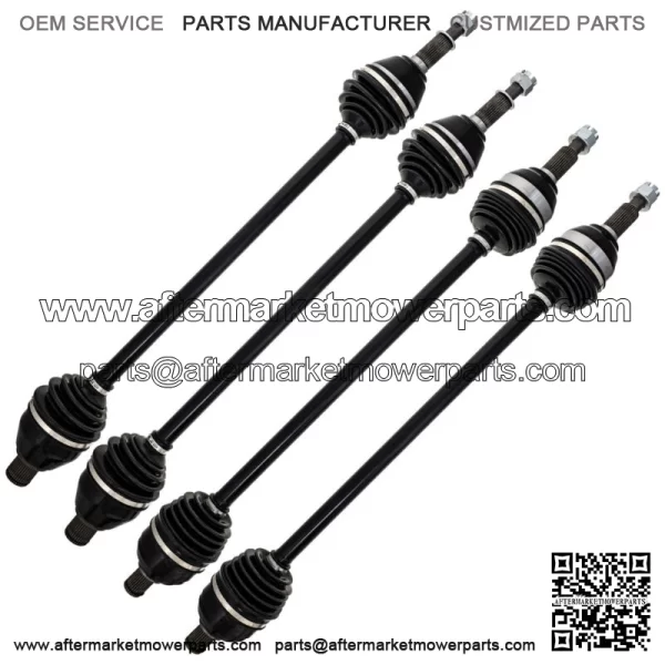 Front Rear CV Axle Kit For Polaris RZR Pro R 4 Sport 1337064 1334561