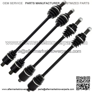 Front Rear CV Axle Kit For Polaris General XP 1000 DLX 1334269 1334268