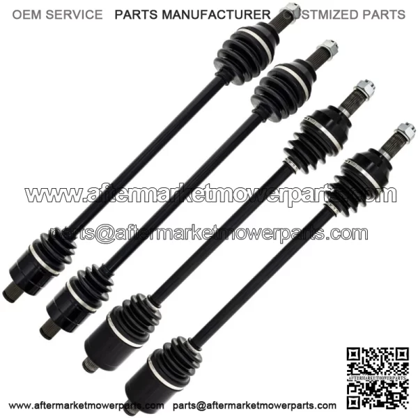 Front Rear CV Axle Kit For Polaris General XP 1000 DLX 1334269 1334268