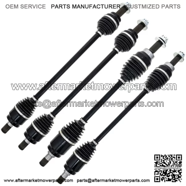 Front Rear CV Axle Kit For Honda Pioneer 700 700-4 44320-HL3-A01