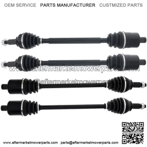 Front Rear CV Axle Drive Shaft Set for Polaris Ranger XD 1500 Crew 1337043