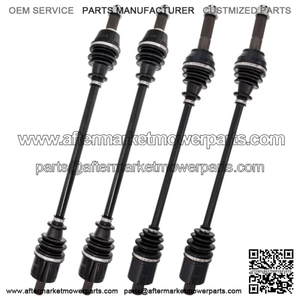 Front & Rear Shaft CV Axle for Polaris RZR & RZR 4 900 1332825 1332826 4PK