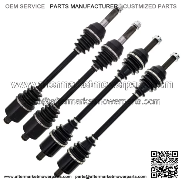 Front Rear CV Axle Kit For Polaris Ranger 570 Crew ETX EV 1333238 1333069