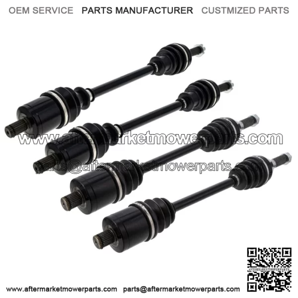Front Rear CV Axle Kit For Polaris Ranger 570 Crew ETX EV 1333238 1333069 - Image 2