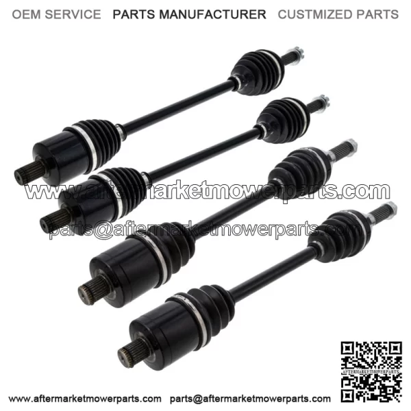 Front Rear CV Axle Kit For Polaris Ranger 570 Crew 570-6 1333517 1333069 - Image 2