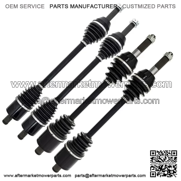 Front Rear CV Axle Kit for Polaris Ranger 570 Crew 1336966 1334361