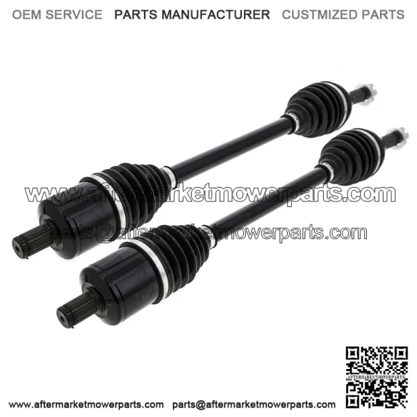 Front Rear CV Axle Kit for Polaris Ranger 570 Crew 1336966 1334361 - Image 2
