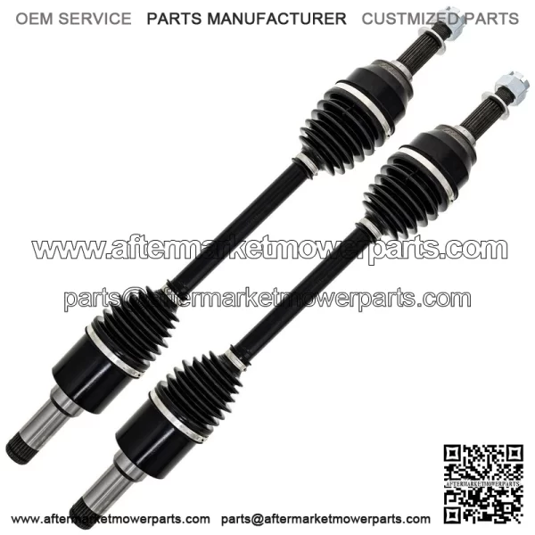 Rear CV Axle Half Drive Shaft for John Deere XUV560E Gator AUC12047 2 Pack